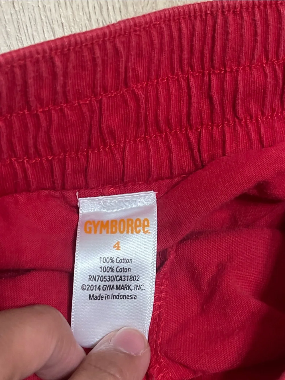 Gymboree Bright Red Girls' Skort with Front Bow (4)